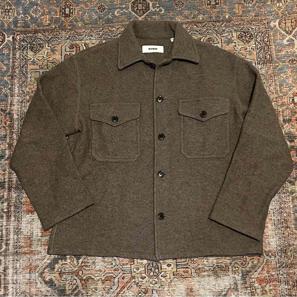 Buck Mason Women’s Felted Wool Field Shirt